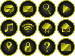 icons set drawing