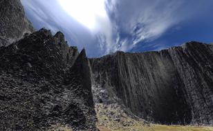 Wall Mountain Climbing sky