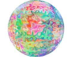 graphic isolated effect colors ball drawing