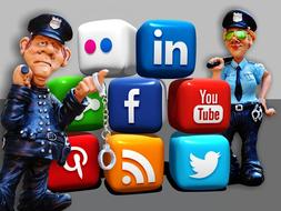 internet security with funny figures