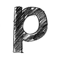 abc alphabet letters p drawing