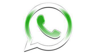 whatsapp icon as a green drawing