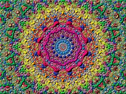 background fractals surreal design colors