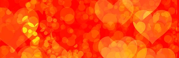 banner red signboard plate hearts drawing