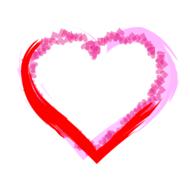 heart love sign red pink