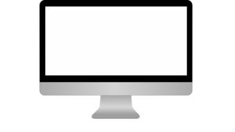 monitor computer technology as a drawing