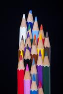multi-colored pencils for creativity