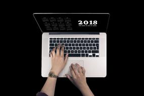 Laptop Keyboard 2018 Hands