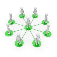 network s social community drawing