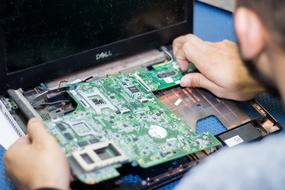 Electronics Repair Technical hands