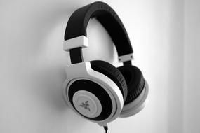 Headphones black grey