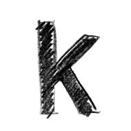 abc alphabet letters k drawing