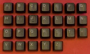 Keyboard Alphabet