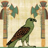 egyptian paper papyrus bird drawing