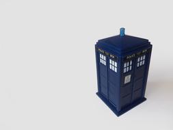 Police Box blue 3d model