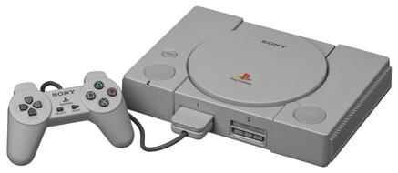 sony game console and joystick