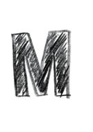 abc alphabet letters m drawing