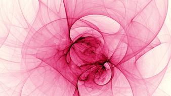 rose fractal background pink drawing