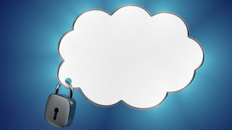 clipart of cloud internet castle security