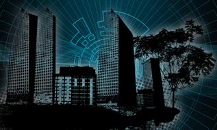 architecture city technology as background