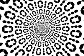 Black and white binary pattern on clipart