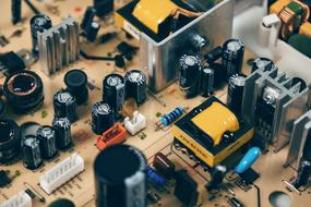 Circuit Board Resistor close-up