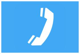 clipart of sign icon telephone