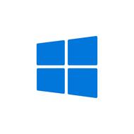 Beautiful blue logo of "Windows" at white background