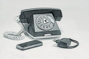 vintage tube landline phone