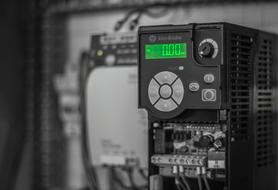 monochrome photo of Drive Electronics Technology