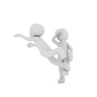 3d model of people who are friends