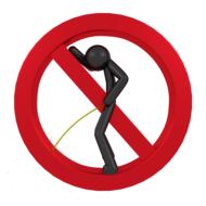 clipart of ban shield warning