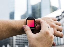 Telephone watch on Adult Hand