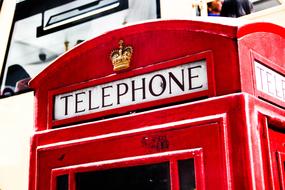 red Phone Booth in England London