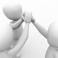 friendship as a 3d model