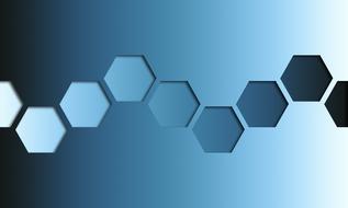 clipart of hexagons connection network