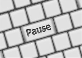 pause button on a computer keyboard