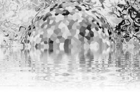 black and white pattern in computer graphics