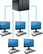 computer network, drawing