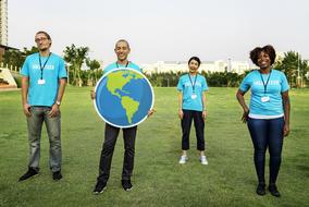 people from different continents to protect the environment