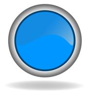 blue button on transparent background