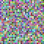 colorful mosaic grid pixel pattern