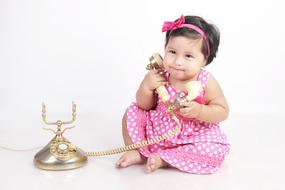 photo of Baby Calling Phone