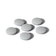 photo of six white pills