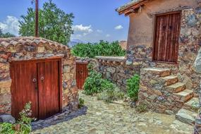 traditional architecture in Cyprus, Fikardou Village