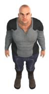 clipart of man athletic massive muscular