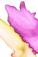watercolor paint on white background