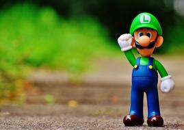Luigi Figure from video game