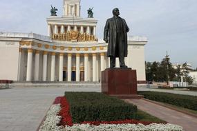 historical Lenin Monument in Russia