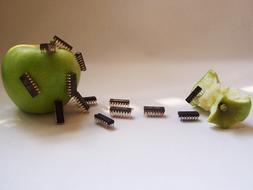 Integrated circuits on the green apples